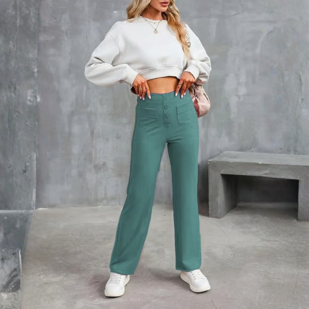 Stretchy High Waist Pants