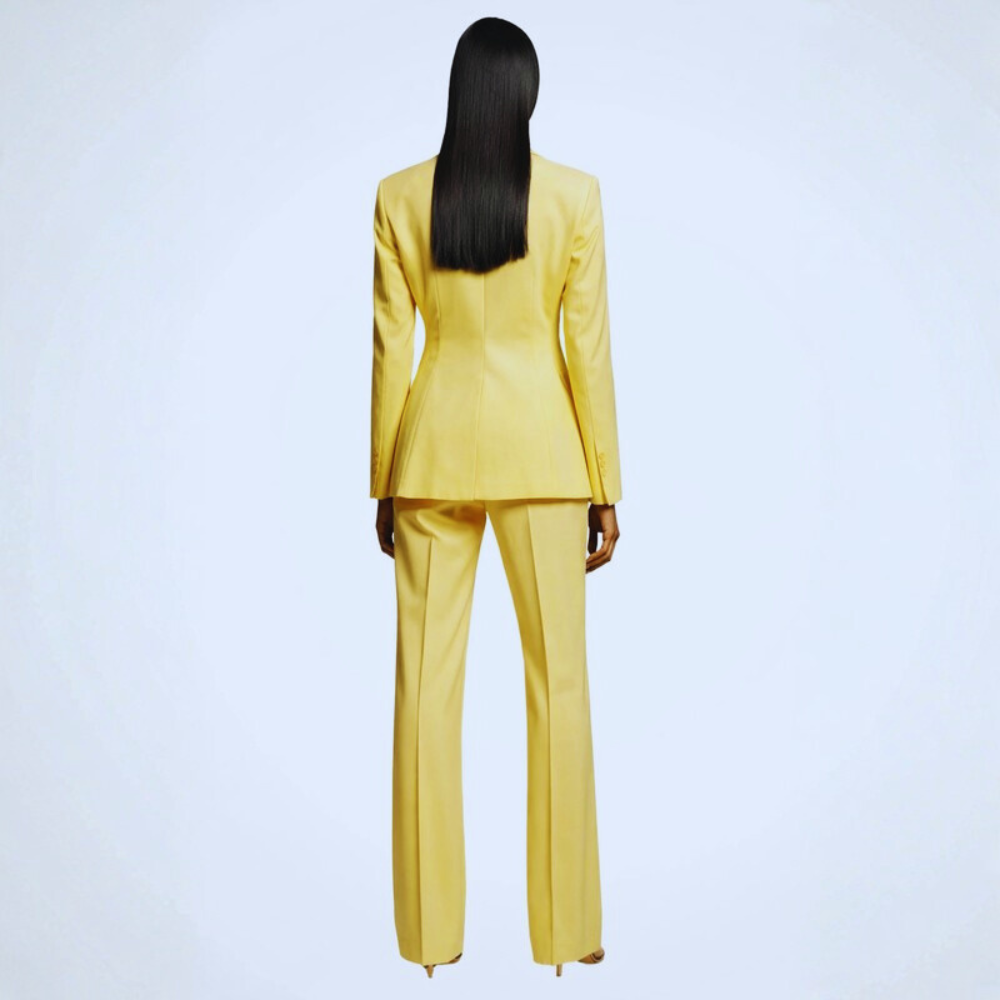 Sleek Blazer Trousers Set