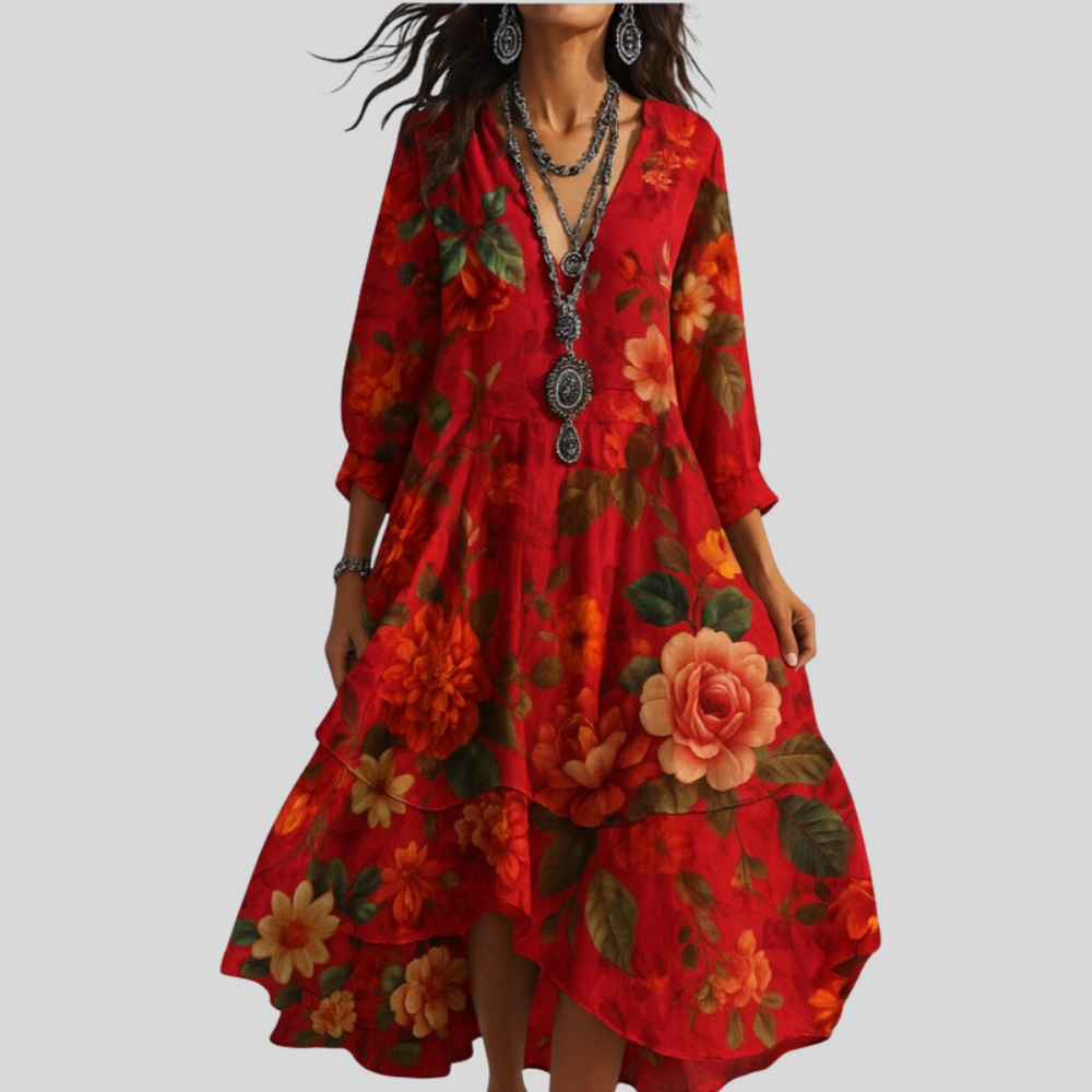 Effortless Layered Occasion Dress