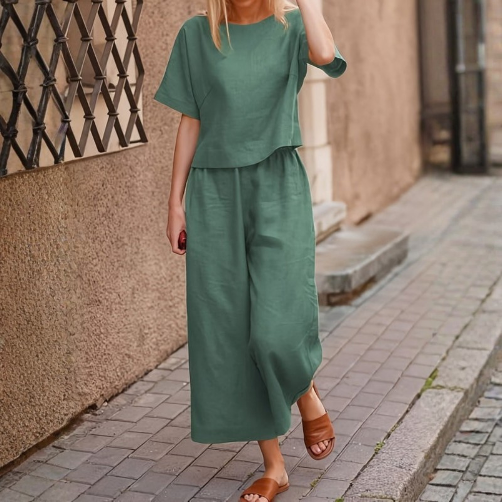 Airy Breathable Two Piece Outfit