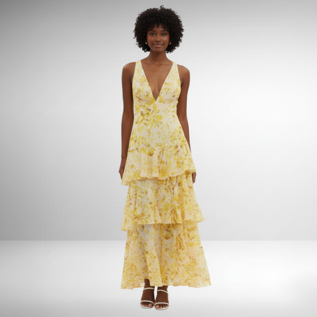 Sunny Chiffon Maxi Dress
