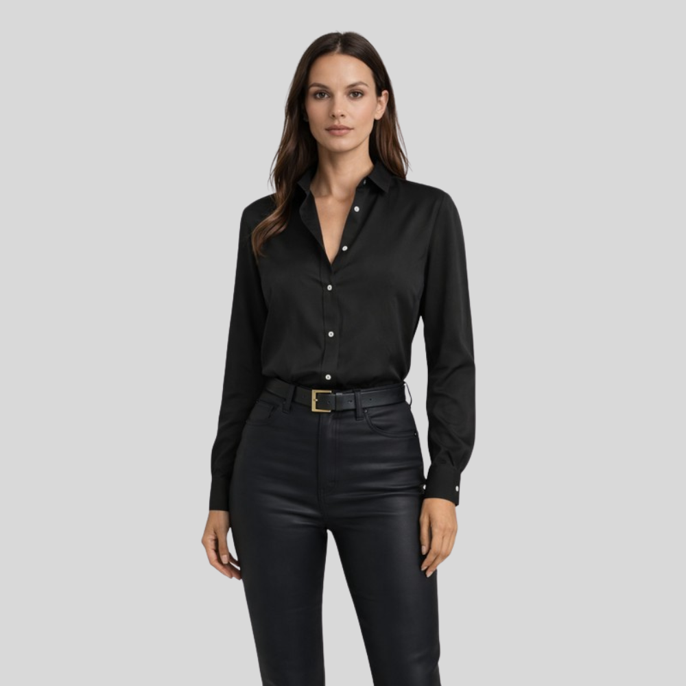 Relaxed Blouse V Neck