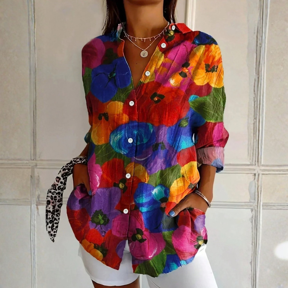 Vibrant Printed Blouse