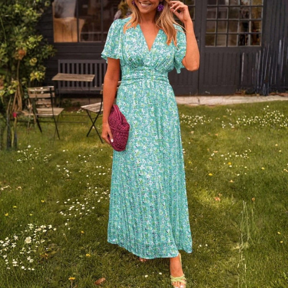 Airy Chiffon Maxi Dress