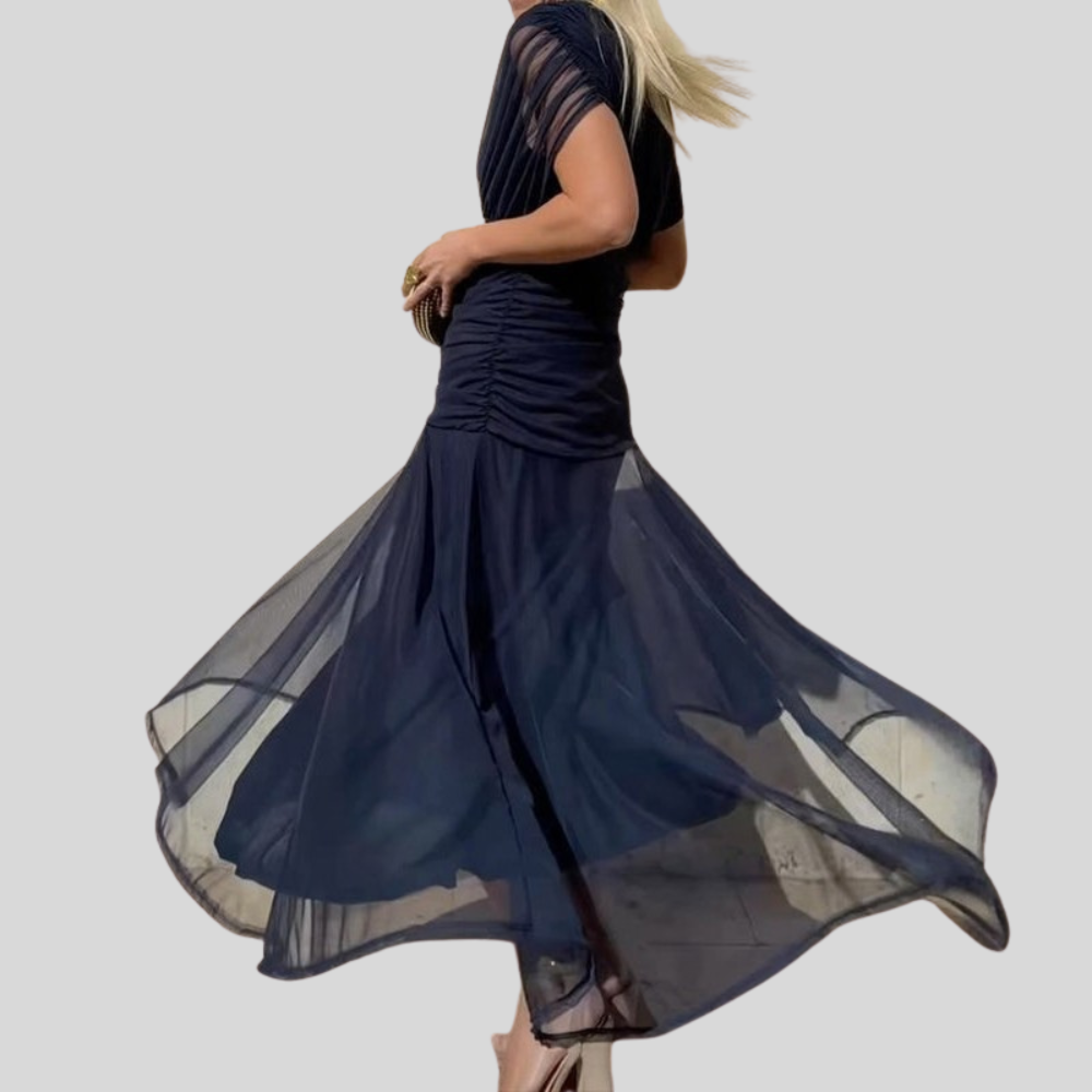 Flowy Midi Dress Wrap