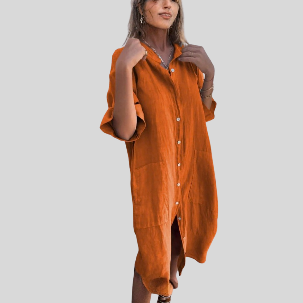 Boho Relaxed Midi Dress