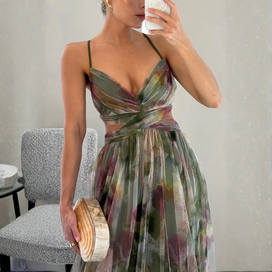Radiant Floral Maxi Dress