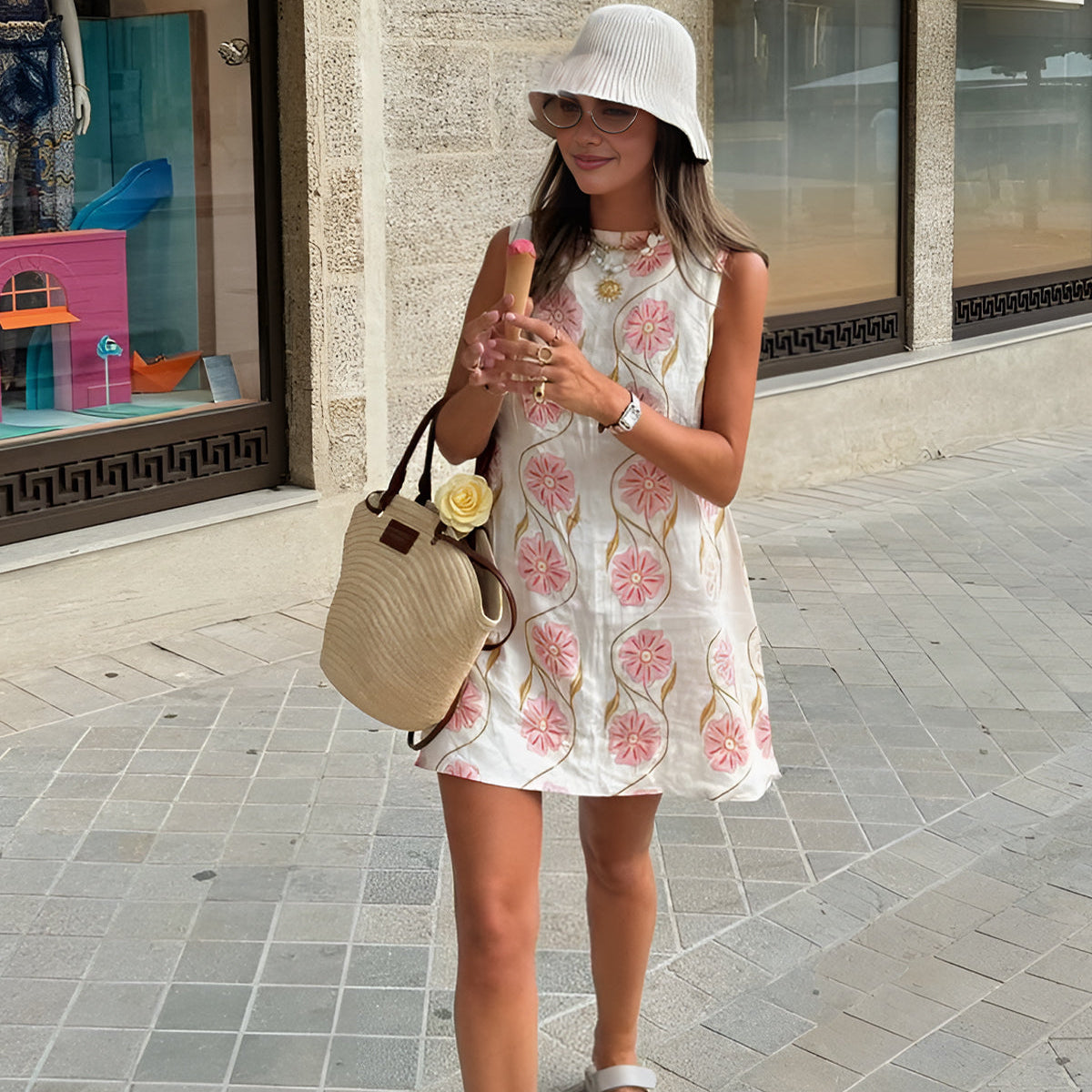 Lightweight Summer Dress with Flattering A-Line Shape