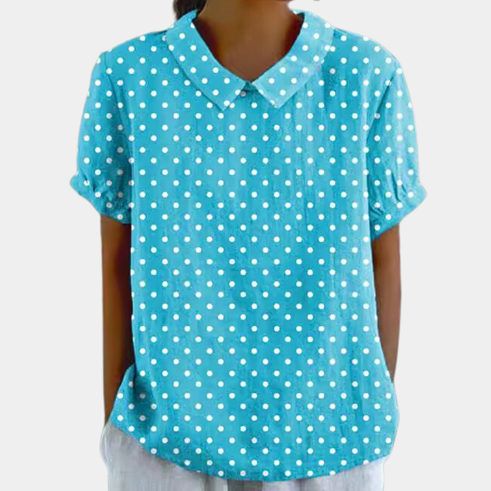 Floral Peter Pan Collar Blouse