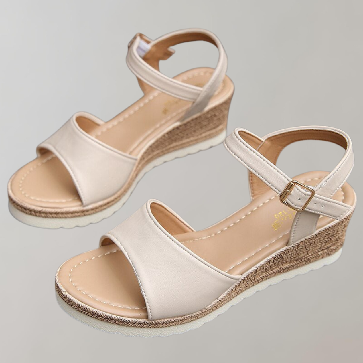 Comfort Wedge Sandals with Secure Adjustable Fit