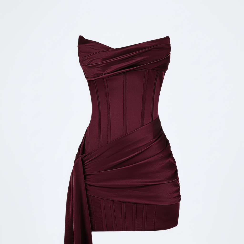 Radiant Silk Cocktail Dress