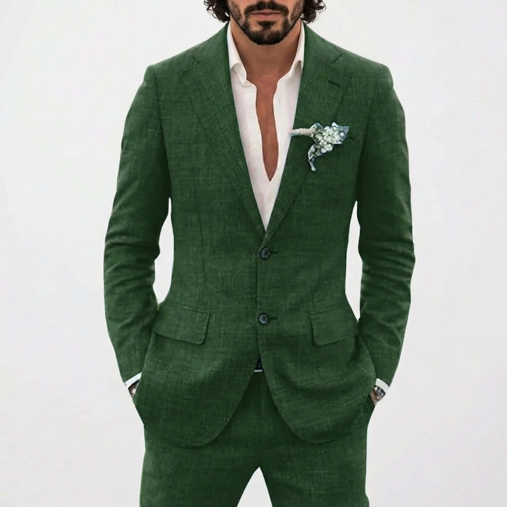 Relaxed Fit Classic Lapel Suit