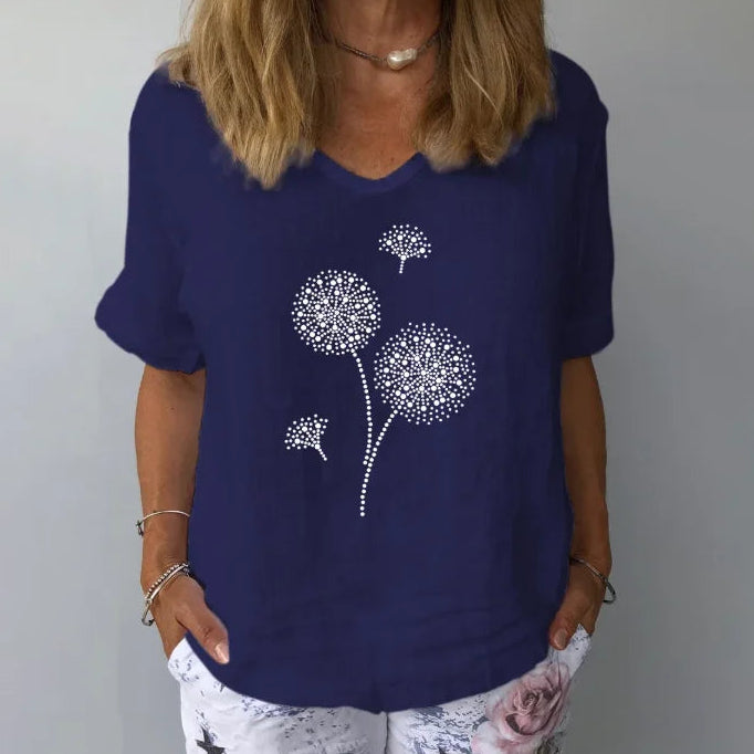 Loose Fit Summer Blouse Shirts