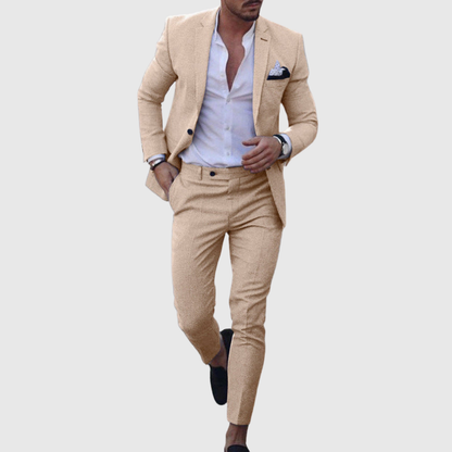 Slim Fit Two Piece Summer Suit