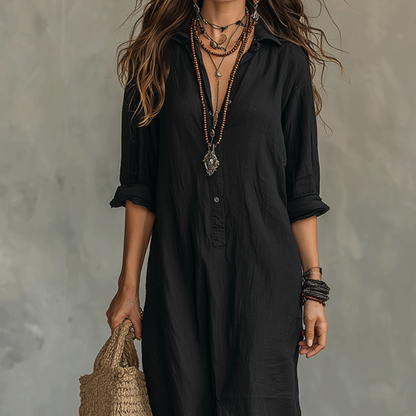 Flowing Bohemian Maxi Dress