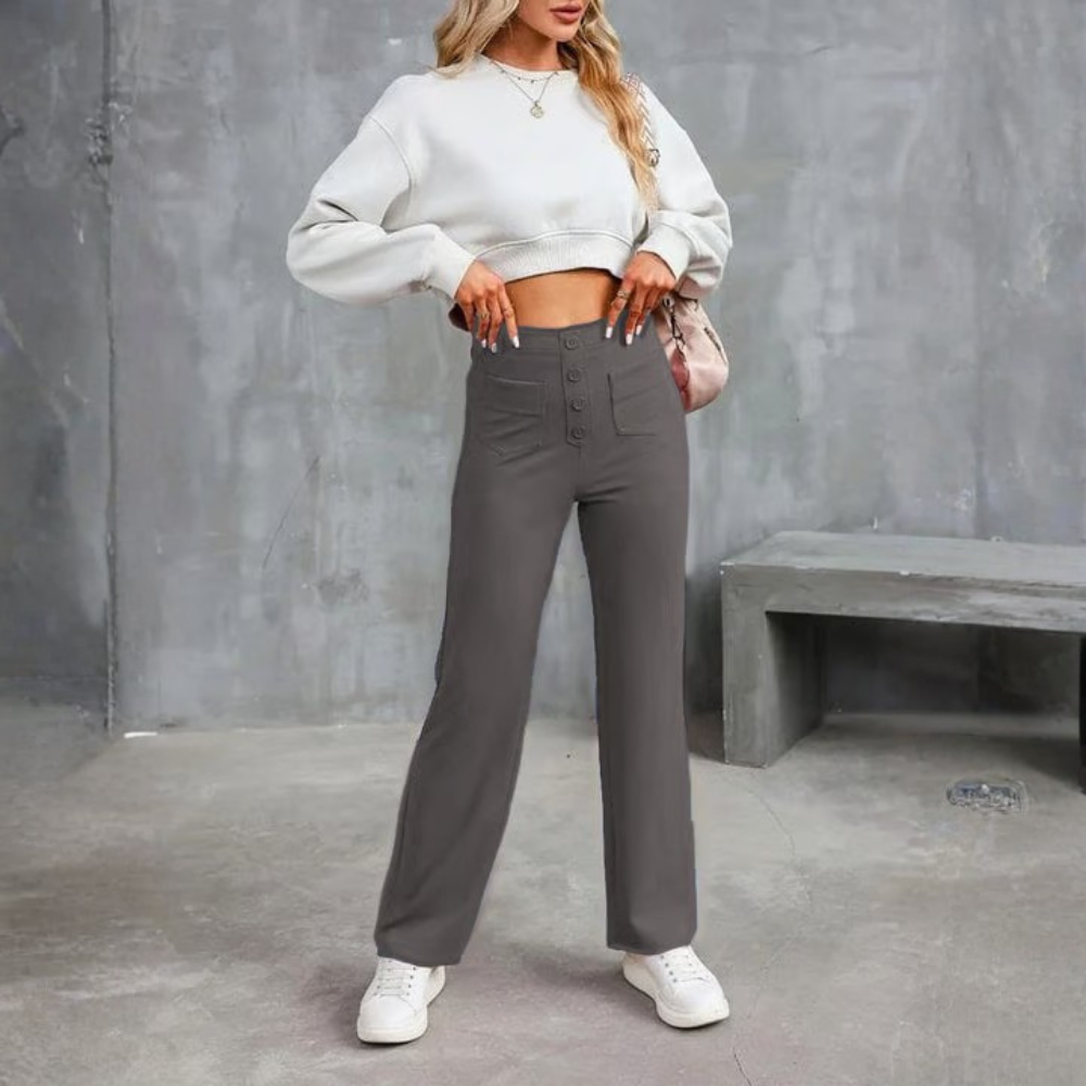 Stretchy High Waist Pants