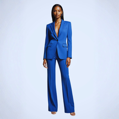 Sleek Blazer Trousers Set