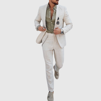 Slim Fit Two Piece Summer Suit
