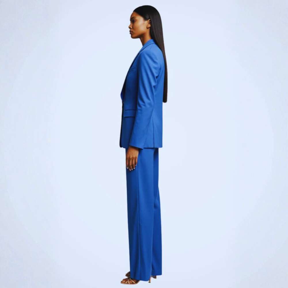 Sleek Blazer Trousers Set