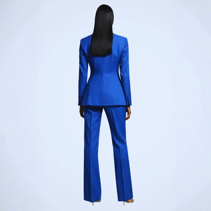 Sleek Blazer Trousers Set