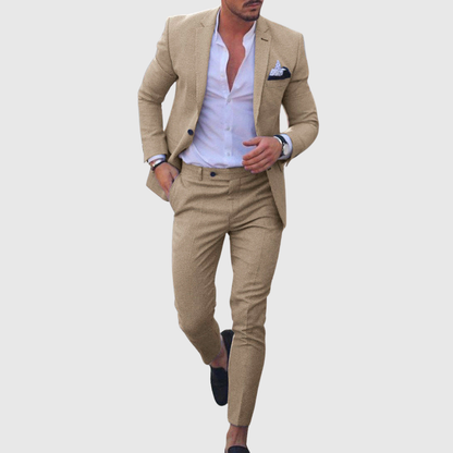Slim Fit Two Piece Summer Suit