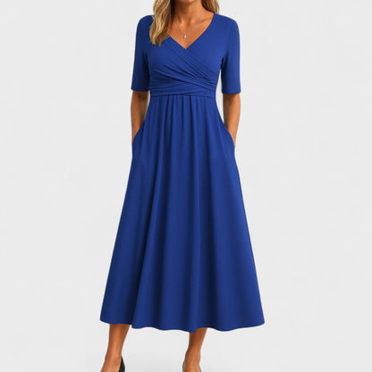 Airy Chiffon Midi Dress