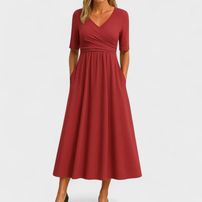 Airy Chiffon Midi Dress