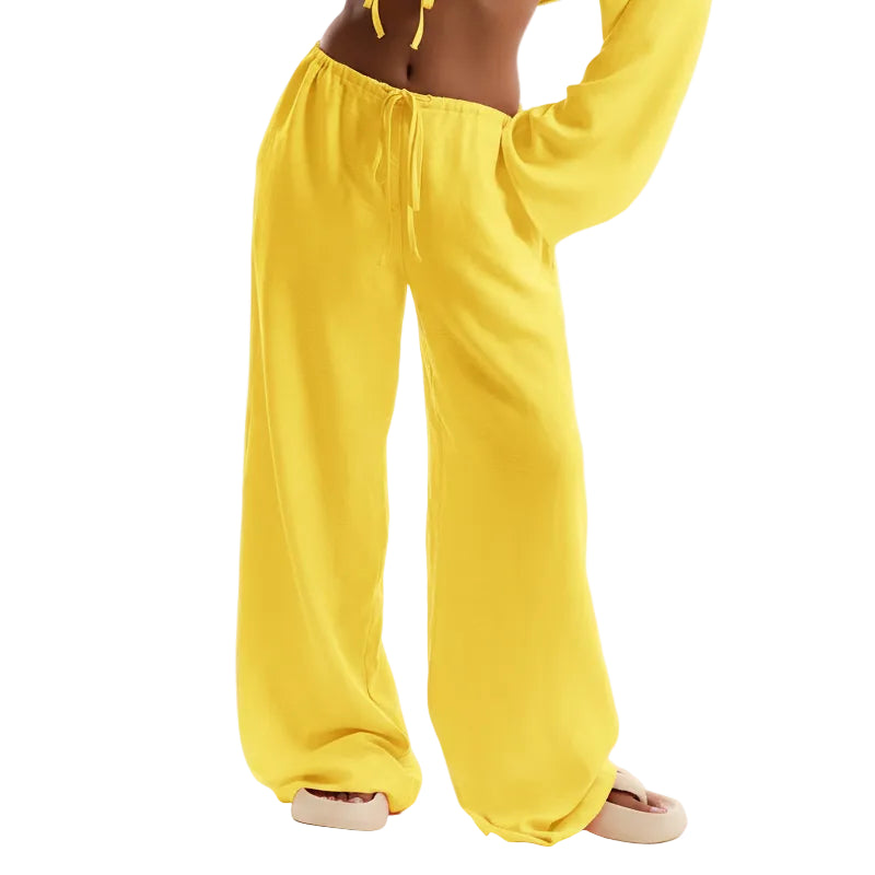 Elegant Boho Cropped Summer Pants for Women