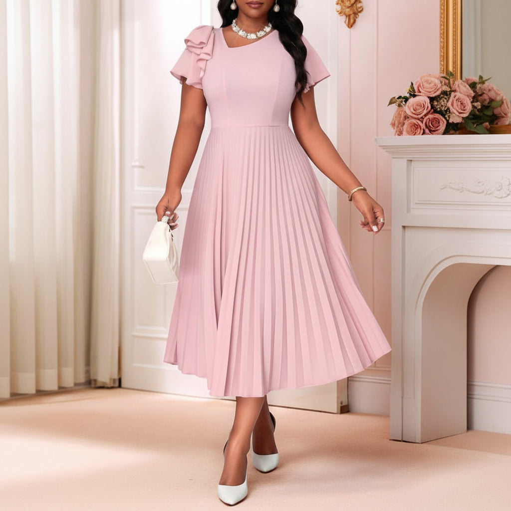 Plus Size Women’s Pleated Midi Dresses