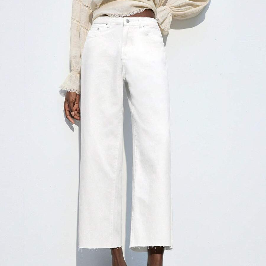 Wide Leg Cropped Summer Pants for Everyday Wear
