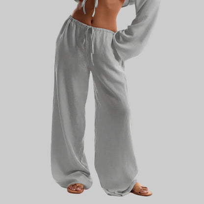 Elegant Boho Cropped Summer Pants for Women