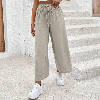 Loose Fit Cropped Summer Pants for Women
