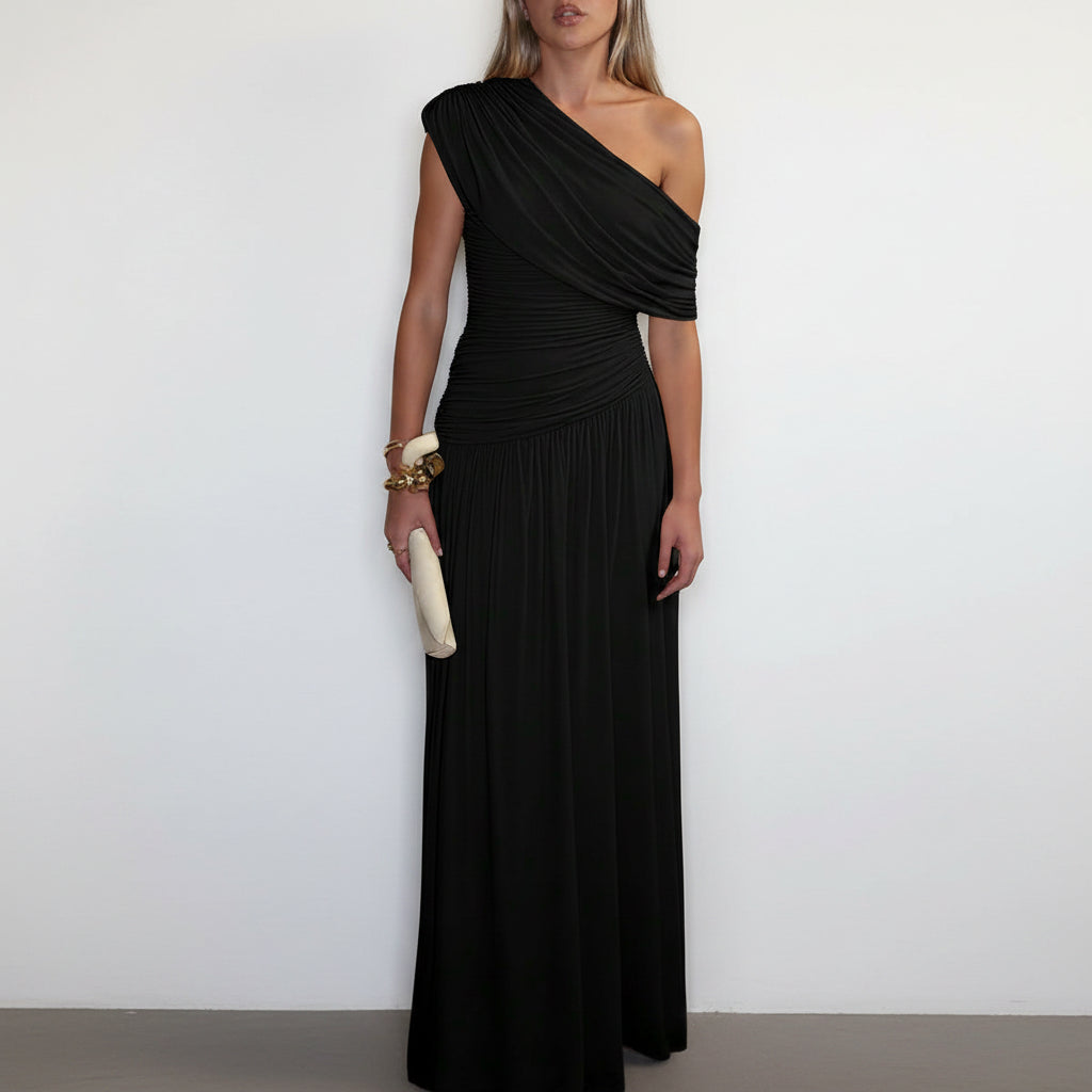 Elegant Women’s Pleated Midi Dresses for Parties