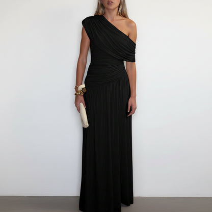 Elegant Women’s Pleated Midi Dresses for Parties