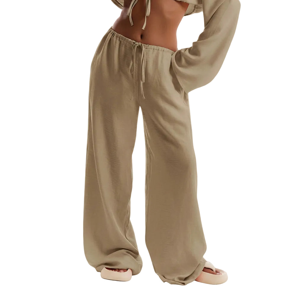 Elegant Boho Cropped Summer Pants for Women
