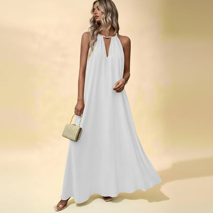 Beach Vacation Keyhole Maxi Dresses