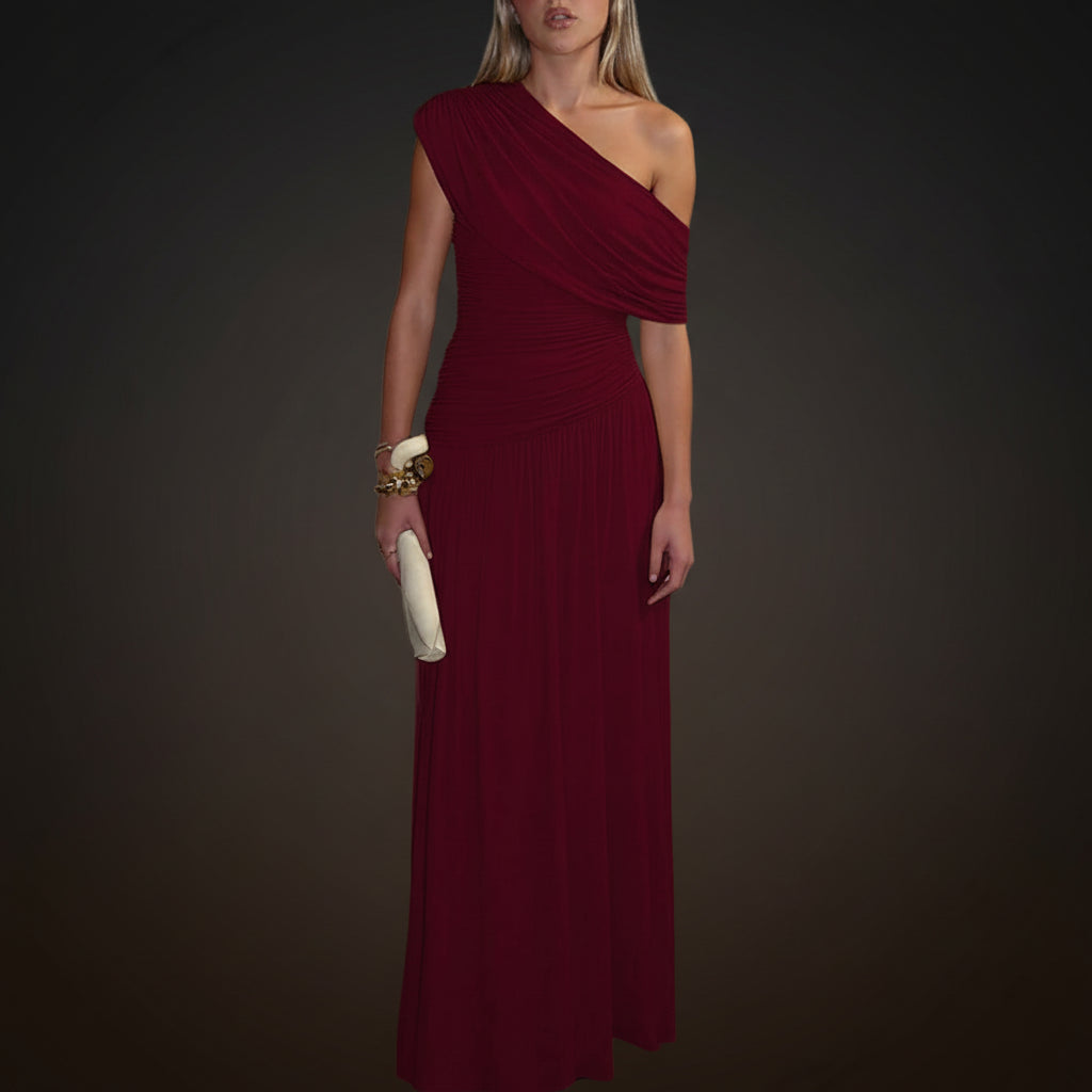 Elegant Women’s Pleated Midi Dresses for Parties