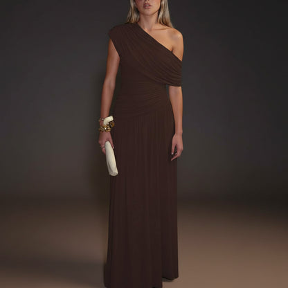 Elegant Women’s Pleated Midi Dresses for Parties