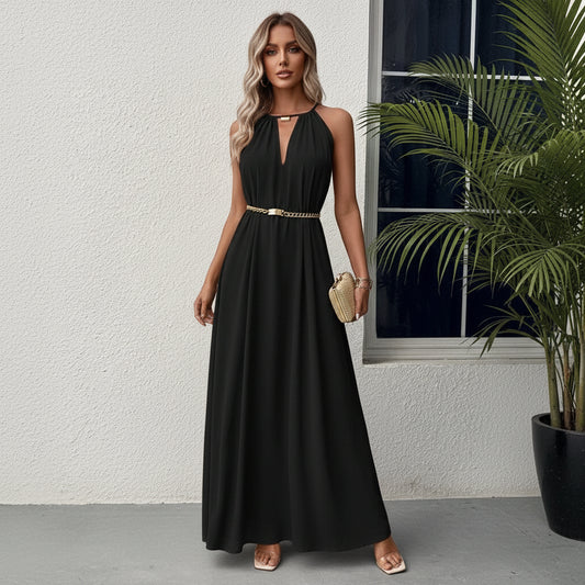 Beach Vacation Keyhole Maxi Dresses