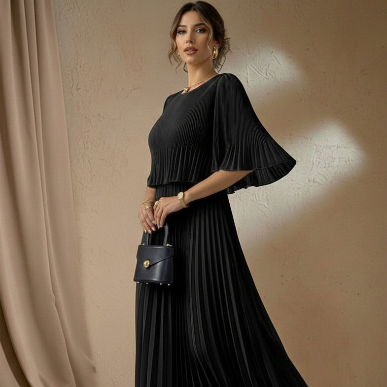Spring Summer Women’s Pleated Midi Dresses