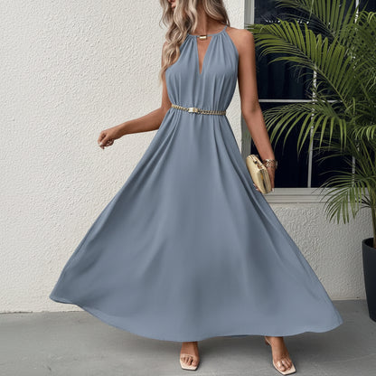 Beach Vacation Keyhole Maxi Dresses