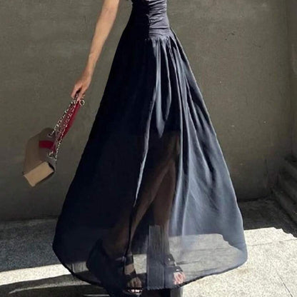 Women’s Elegant Summer Pleated Midi Dresses