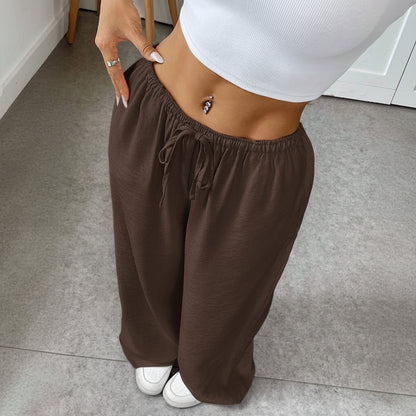 Summer Cropped Pants with Relaxed Fit