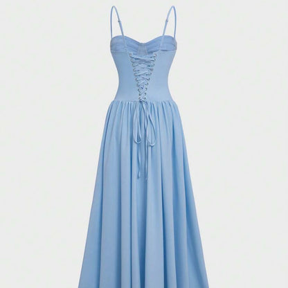 Women’s Pleated Midi Dresses with Romantic Summer Elegance