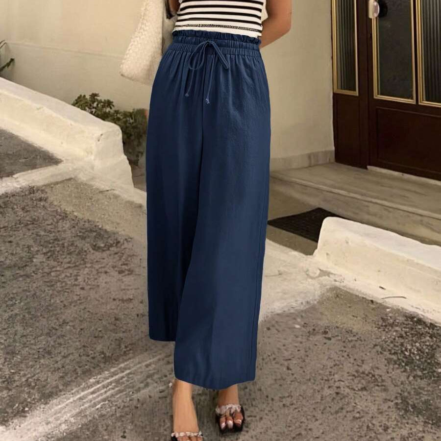 Flowy Tapered Cropped Summer Pants