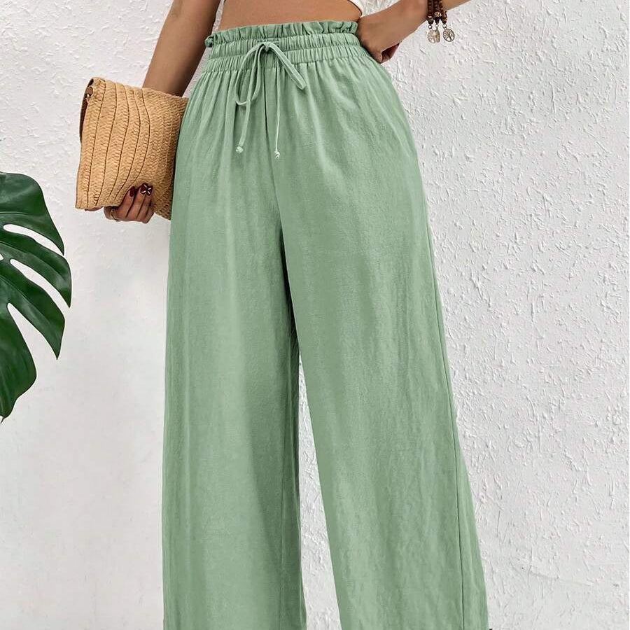 Flowy Tapered Cropped Summer Pants