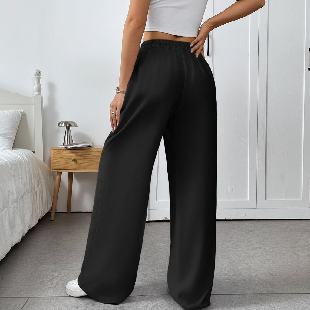 Summer Cropped Pants with Relaxed Fit