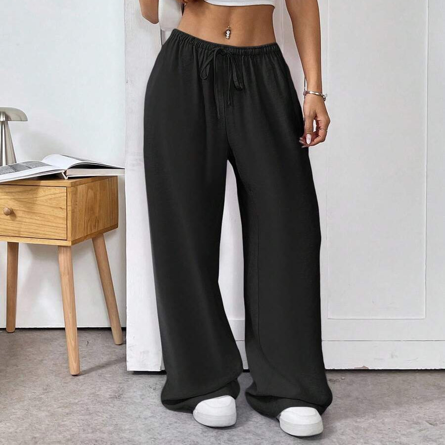Summer Cropped Pants with Relaxed Fit