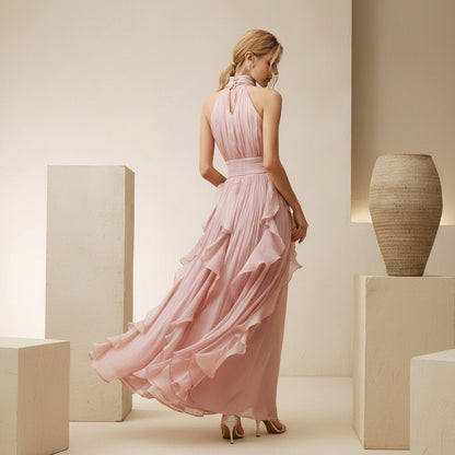 Elegant Women’s Pleated Midi Dresses for Gatherings