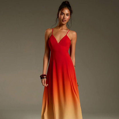 Vacation Style Pleated Square Neck Dresses